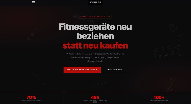 SPEEDFIRE Design Website